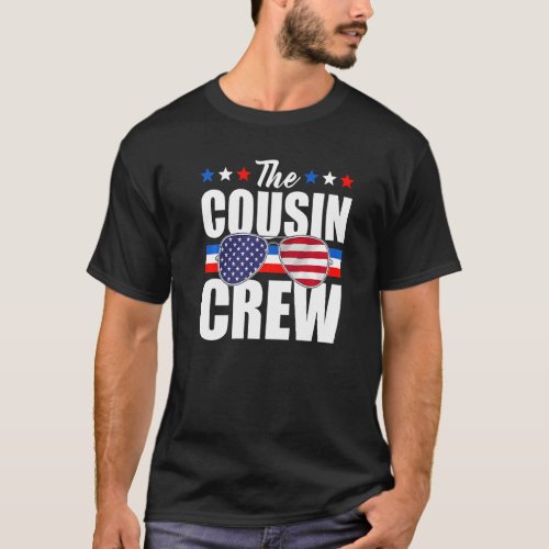 Cousin Crew 4th Of July Patriotic American Family  T_Shirt