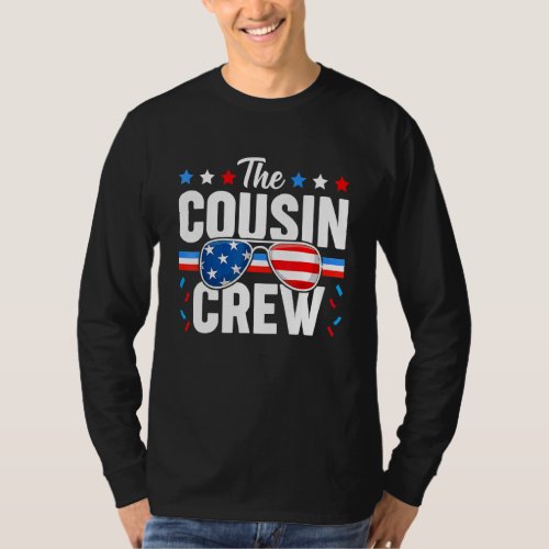 Cousin Crew 4th Of July  Patriotic American Family T_Shirt