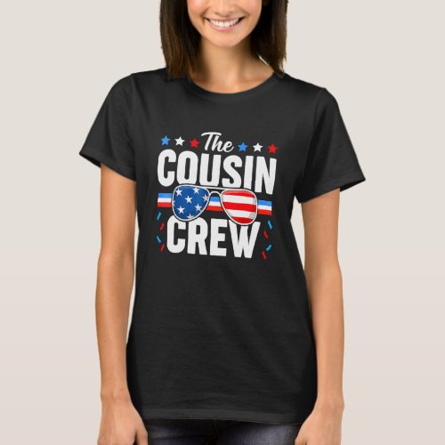 Cousin Crew 4th Of July  Patriotic American Family T_Shirt