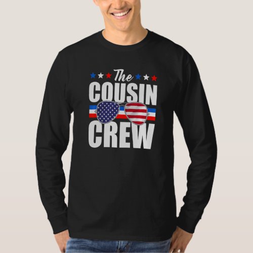Cousin Crew 4th Of July Patriotic American Family  T_Shirt