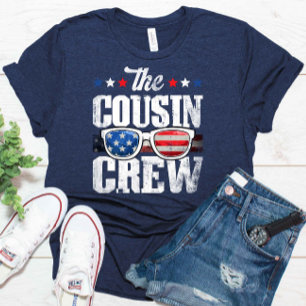 Cousin Crew 4th of July Patriotic American T-Shirt