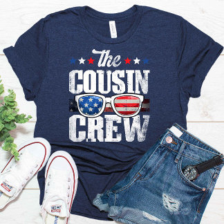 Cousin Crew 4th of July Patriotic American T-Shirt
