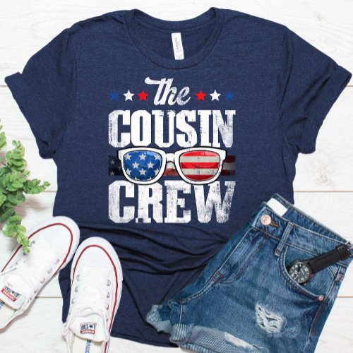Cousin Crew 4th of July Patriotic American T_Shirt