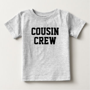 Cousin Crew   Black Matching Kids Baby T-Shirt
