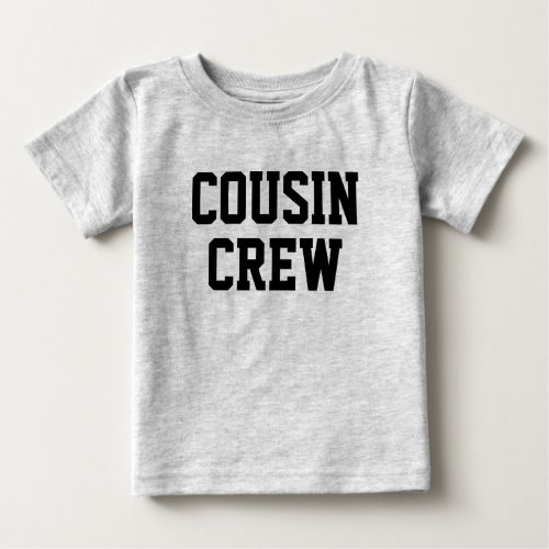 Cousin Crew  Black Matching Kids Baby T_Shirt