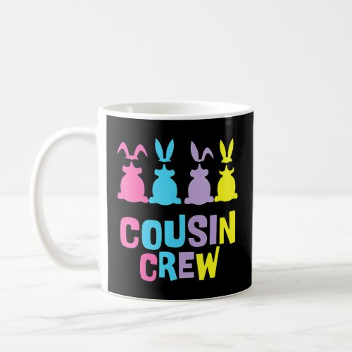 Cousin Crew Bunnies Easter Matching Colorful Rabbi Coffee Mug