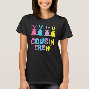 Cousin Crew Bunnies Easter Matching Colorful Rabbi T-Shirt