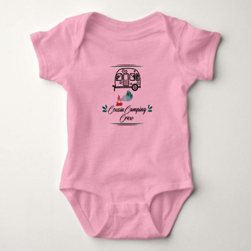 Cousin Crew Camp _ Matching family camping Baby Bodysuit