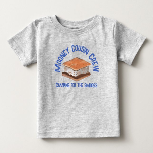 Cousin Crew Campers Kids Sweatshirt Baby T-Shirt (Front)