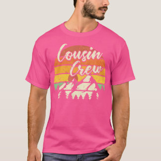 Cousin Crew Camping Outdoor Sunset Summer Camp T-Shirt
