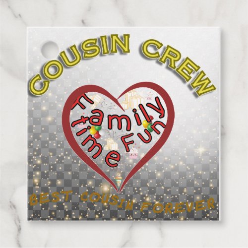 Cousin Crew Celebration Favor Tags