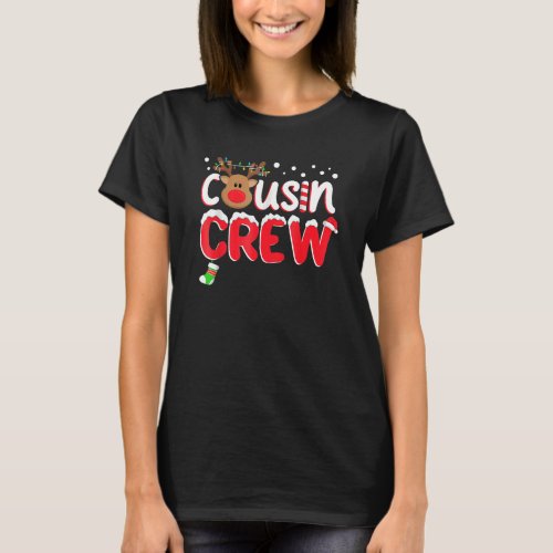 Cousin Crew Christmas 2023 Family Matching Pajamas T_Shirt
