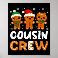 Cousin Crew Christmas 2025 Cookie Kids Boy Girl Fa