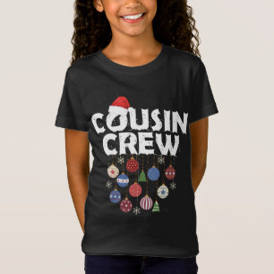Cousin Crew Christmas Family Matching Christmas Pa T-Shirt