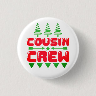 Cousin Crew Christmas Family Matching Design-86044 Button