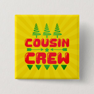 Cousin Crew Christmas Family Matching Design-86044 Button