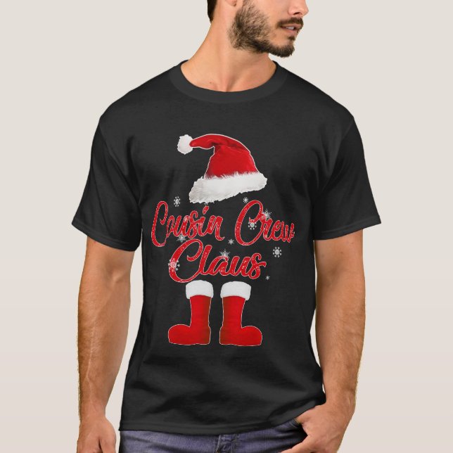 cousin crew christmas family matching T-Shirt (Front)