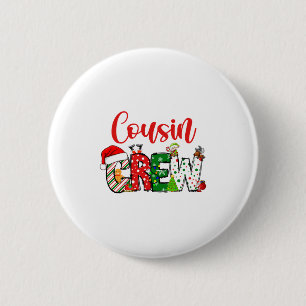 Cousin Crew Christmas Family Pajama Front And Back Button