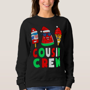 Cousin Crew Christmas In July Squad Pajamas Matchi Sweatshirt