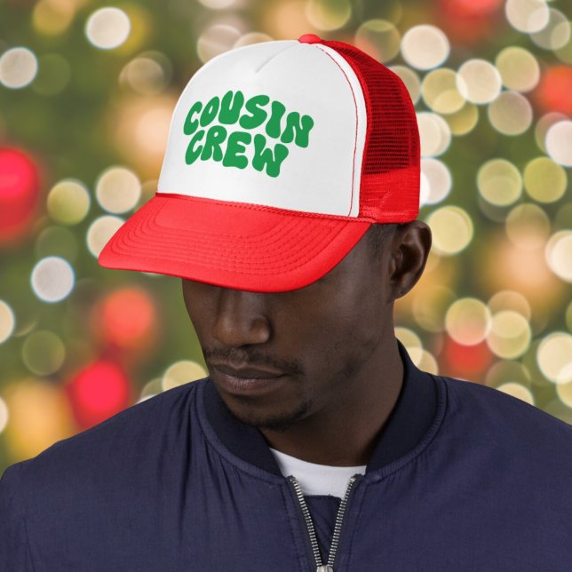 Cousin Crew Christmas Matching Family Reunion Trucker Hat (Cousin Crew Christmas Matching Family Reunion Trucker Hat a perfect matching gift for cousins)