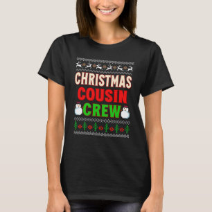 Cousin Crew Christmas Pajamas Cousin Gifts T-Shirt