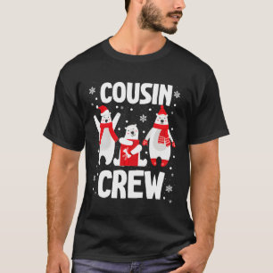 Cousin Crew Christmas Pjs - Polar Bear Family  T-Shirt
