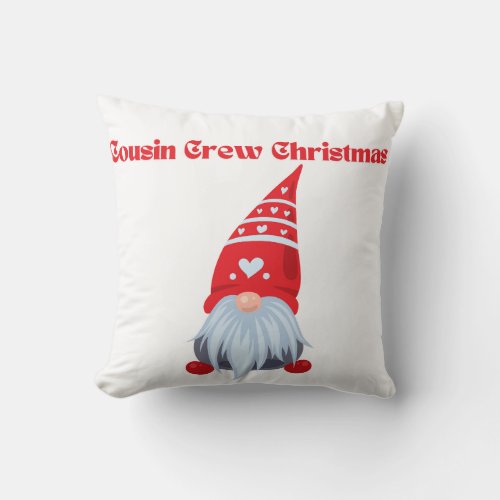 Cousin Crew Christmas Throw Pillow