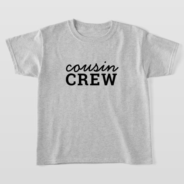Cousin Crew | Cool Matching Family T-Shirt (Laydown)