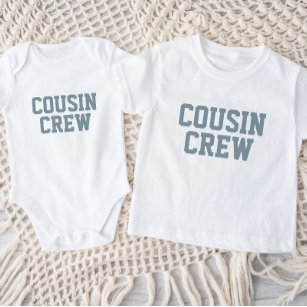 Cousin Crew   Dusty Blue Kids Baby T-Shirt