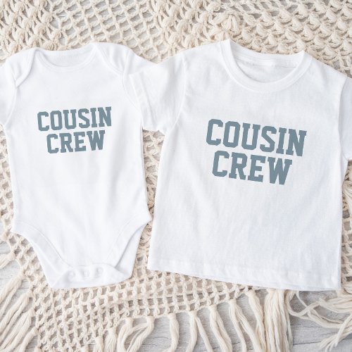 Cousin Crew  Dusty Blue Kids Baby T_Shirt