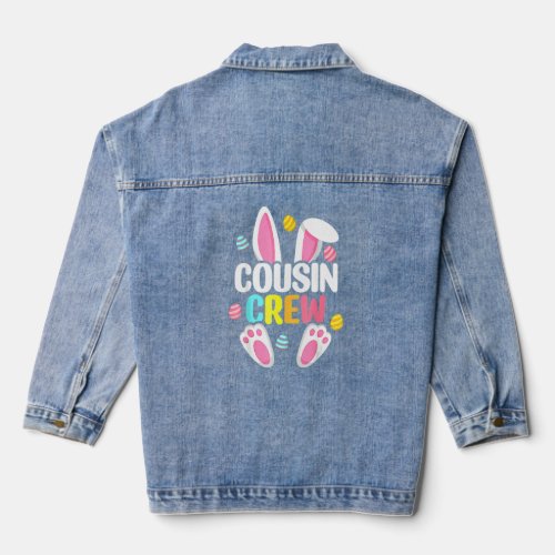 Cousin Crew Easter Bunny Family Matching Toddler B Denim Jacket