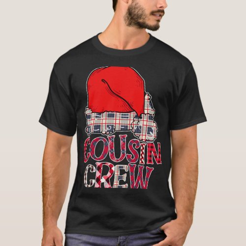 Cousin Crew Family Group Matching Christmas Pajama T_Shirt