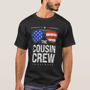 Cousin Crew Family Matching 4th Of July Patriotic T-Shirt