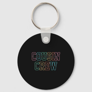 Cousin Crew Family Matching Cousin Boys Girls Kids Keychain