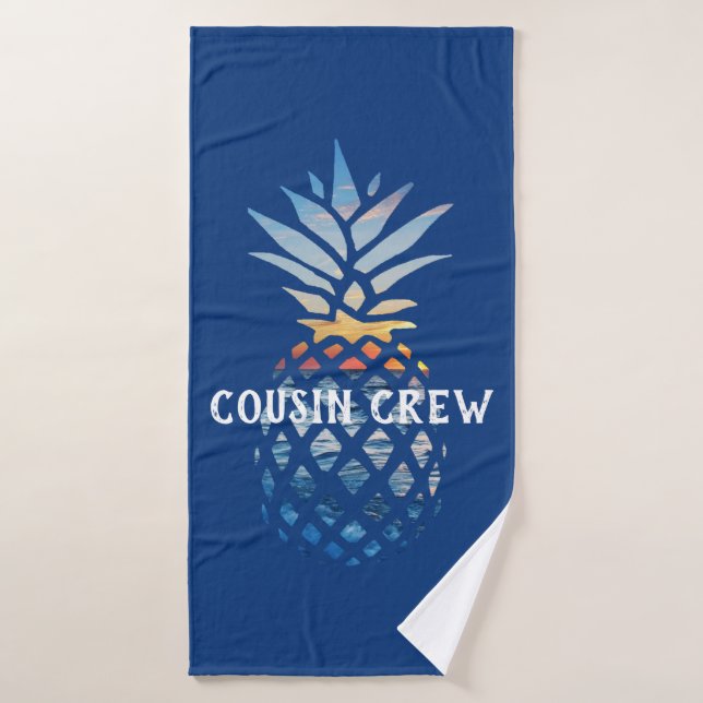 Cousin Crew Family Reunion Annual Get Together Bath Towel (Bath Towel)