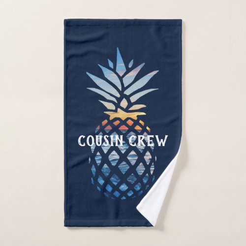 Cousin Crew Family Reunion Annual Party Hand Towel