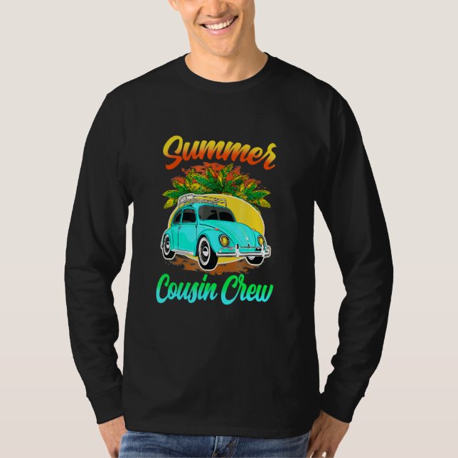 Cousin Crew Family Summer Vacation Beach Cruise Su T-Shirt (Front)