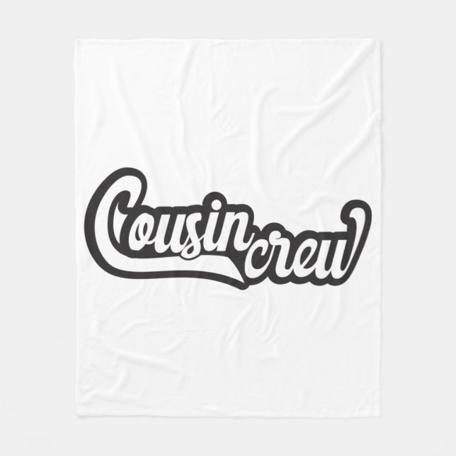 Cousin Crew Fleece Blanket (Front)
