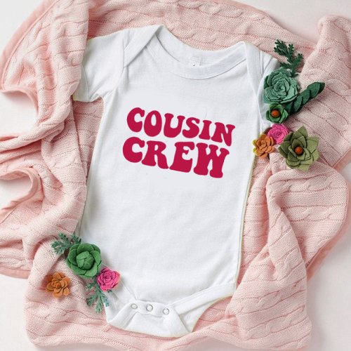 Cousin Crew  Fuchsia Matching Family Baby Bodysuit