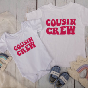 Cousin Crew   Fuchsia Matching Family Baby T-Shirt