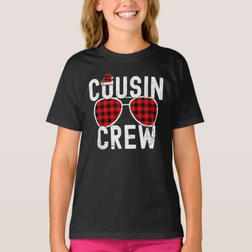 Cousin Crew Funny Christmas Pajama Matching Family T_Shirt