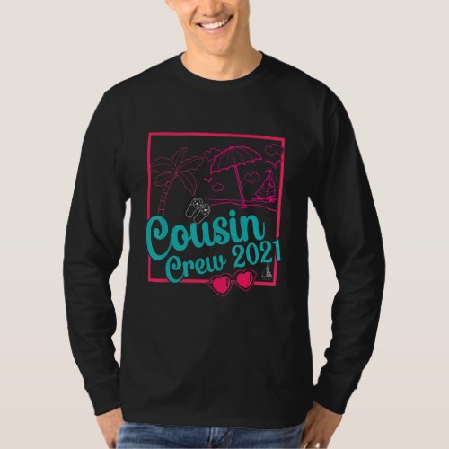 Cousin Crew Funny For Kids Family Summer Vacation  T_Shirt