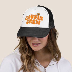 Cousin Crew Funny Matching Halloween Trucker Hat