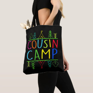 Cousin Crew Funny Summer Vacation Camping Crew Tote Bag