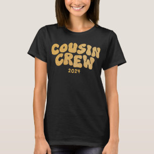 Cousin Crew Gold Matching Cousin Family Reunion T-Shirt