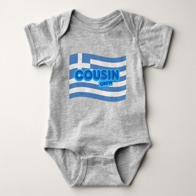Cousin Crew Greece Baby Baby Bodysuit (Front)