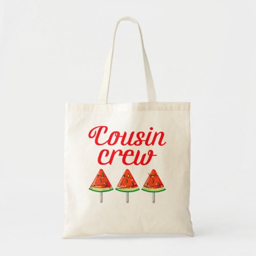 Cousin Crew Ice Cream Pops Waermelon Chrismas In J Tote Bag