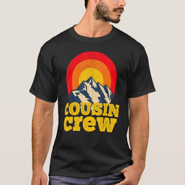 Cousin Crew Kids Matching Tees Camping Group Cousi (Front)