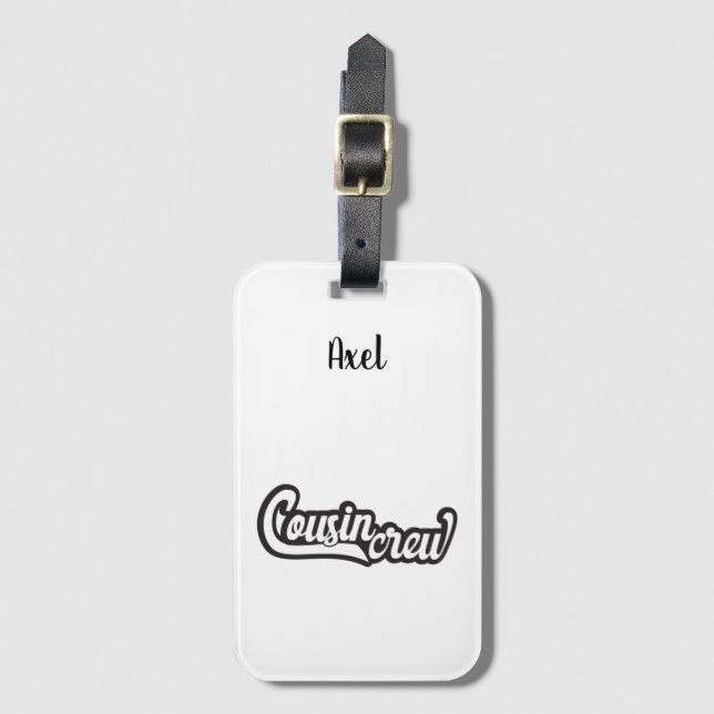 Cousin Crew Luggage Tag (Front Vertical)