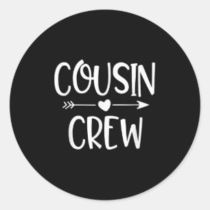 Cousin Crew Making Memories 2025 Family Reunion Tr Classic Round Sticker